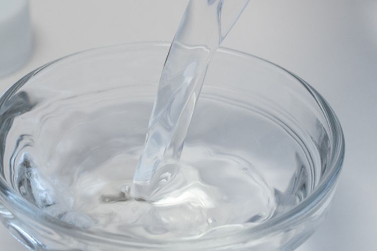 Ilustrasi cuka, cuka putih. 