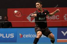 Malaysia Open 2018, Jonatan Christie Kalah Dramatis