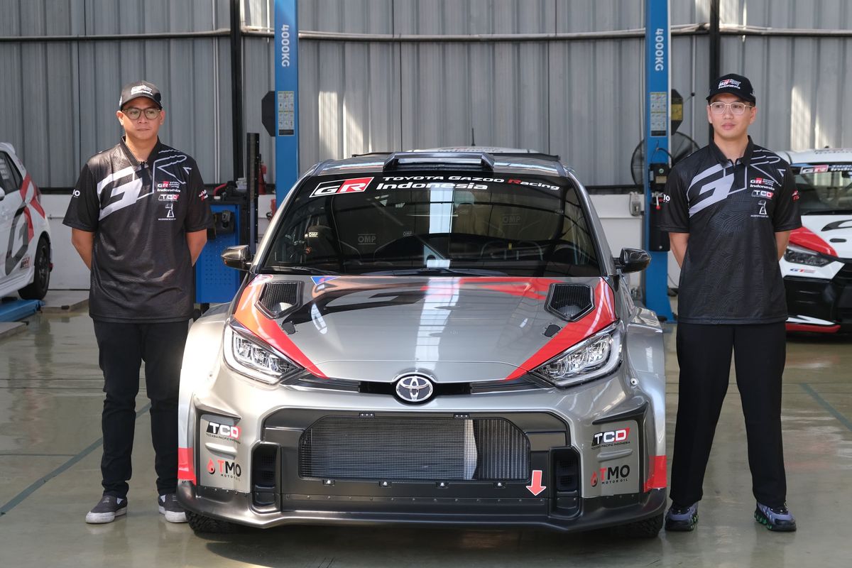 GR Yaris Rally2, mobil reli terbaru yang menjadi andalan dalam menghadapi persaingan sengit di Kejuaraan Nasional (Kejurnas) Rally dan Sprint Rally 2025.