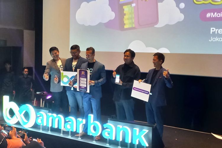 Konferensi pers peluncuran fitur Brangkas dari Amar Bank, Selasa (15/8/2023).