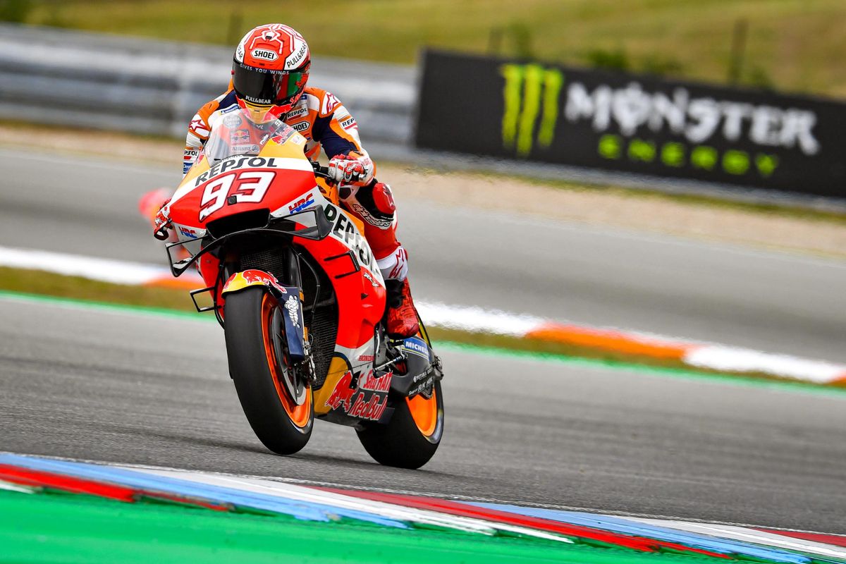 Marc Marquez menang di GP Brno.