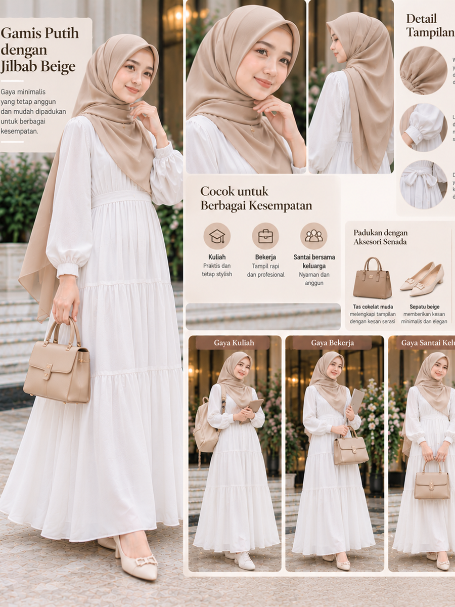 Beige, Menghadirkan Gaya Minimalis.