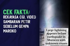 INFOGRAFIK: Video Sambaran Petir Sebelum Gempa Maroko Merupakan Rekayasa CGI