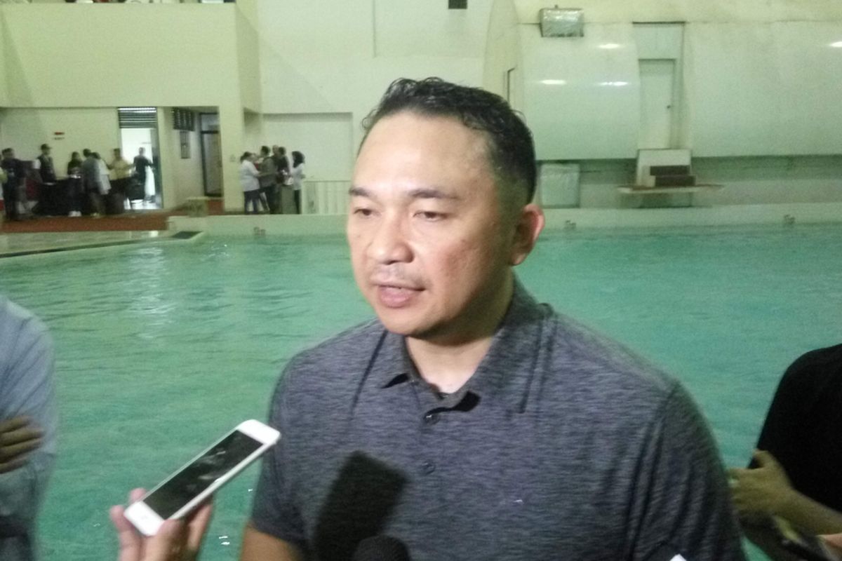 Direktur Utama Garuda Indonesia Ari Askhara di Garuda Indonesia Training Center, Jakarta Barat, Rabu (23/1/2019).