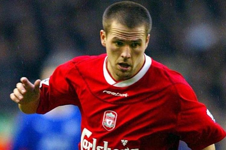 Michael Owen saat tampil memperkuat Liverpool pada laga Premier League kontra Everton di Stadion Anfield, 31 Agustus 2004.