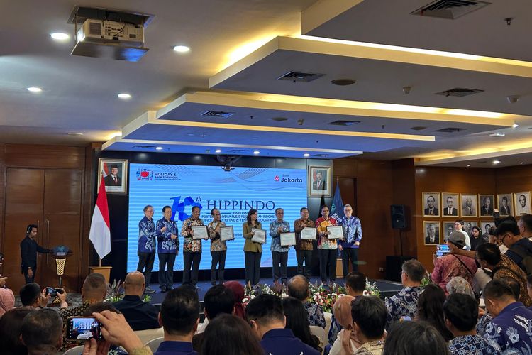 Gelaran HIPPINDO 10th Anniversary dan opening ceremony BINA Holiday & Back to School 2026 di Kementerian Perdagangan, Jakarta Pusat, Senin (8/6/2026).