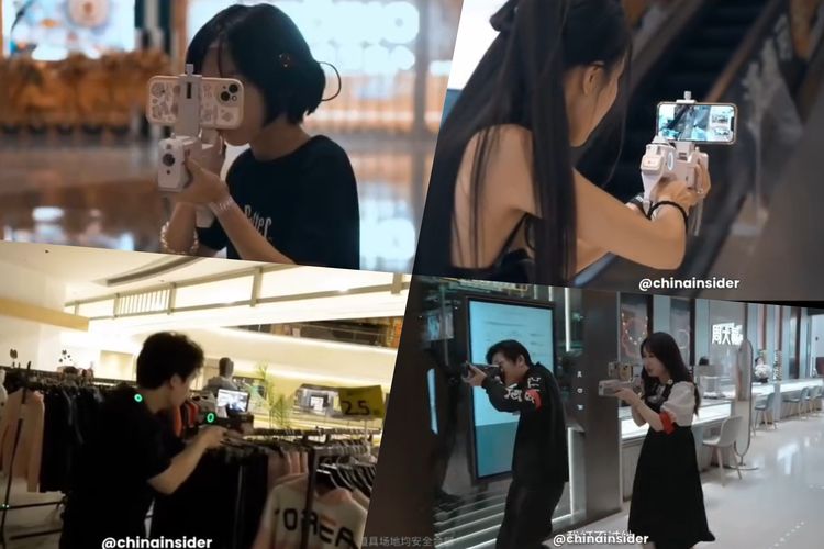 Seru Banget, Gen Z China Main PUBG di Dunia Nyata Pakai AR