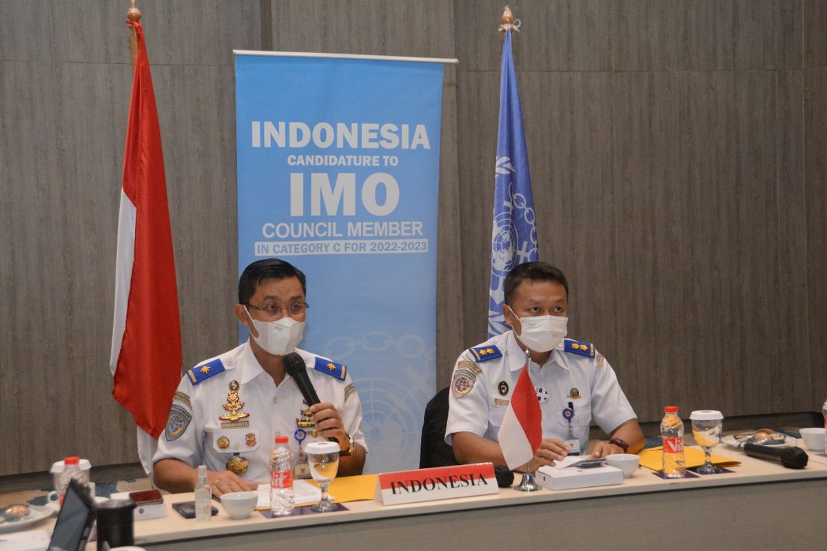 Sidang International Maritime Organization terkait Marine Environment Protection Committee (IMO MEPC) ke-76.