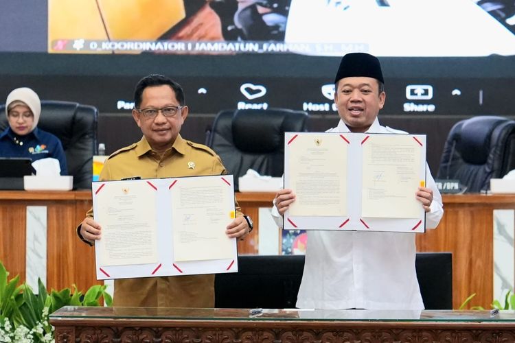 Perkuat Layanan Pertanahan, Mendagri dan Menteri ATR/BPN Teken SEB Layanan BPHTB