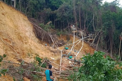 Detik-detik Longsor Terjang Puluhan Penambang Emas di Bengkayang Kalbar, 7 Tewas, 5 Luka-luka 