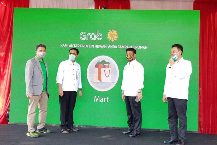Dalam pendistribusian bahan pangan, adapun skema layanan yang disediakan oleh Grab salah satunya yakni GrabMart. 