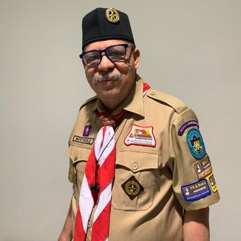 Berthold Sinaulan Wakil Ketua Kwartir Nasional Gerakan Pramuka 2018-2023.