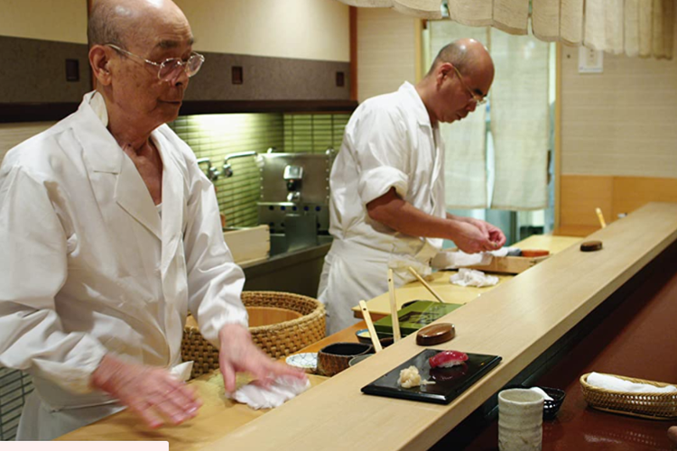 Jiro Dream of Sushi merupakan film dokumenter yang mengisahkan seorang chef hebat bernama Jiro Ono