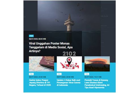 [POPULER TREN] Viral Unggahan Poster Monas Tenggelam | Kaldera Toba