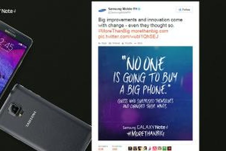 Akun Twitter Samsung Filipina sindir Apple