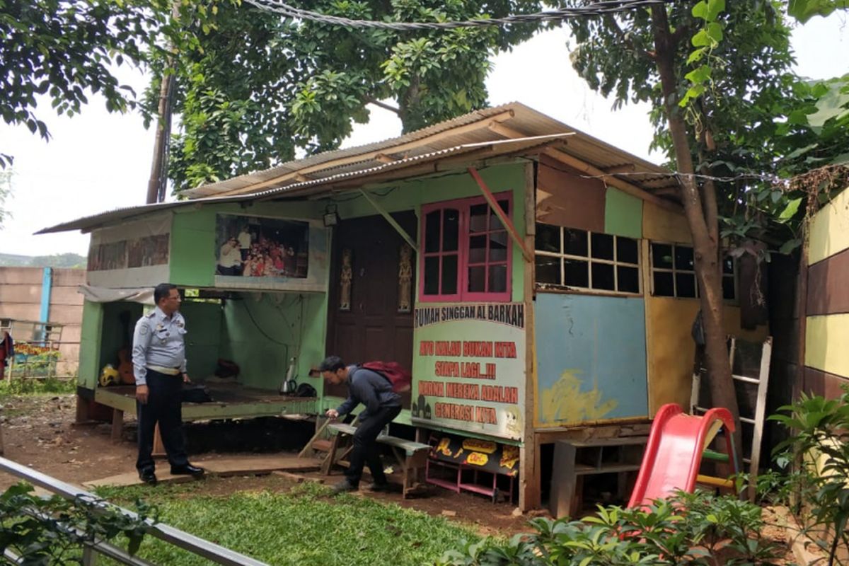 Rumah Singgah anak jalanan di Kampung Rambutan, Kamis (21/6/2018)