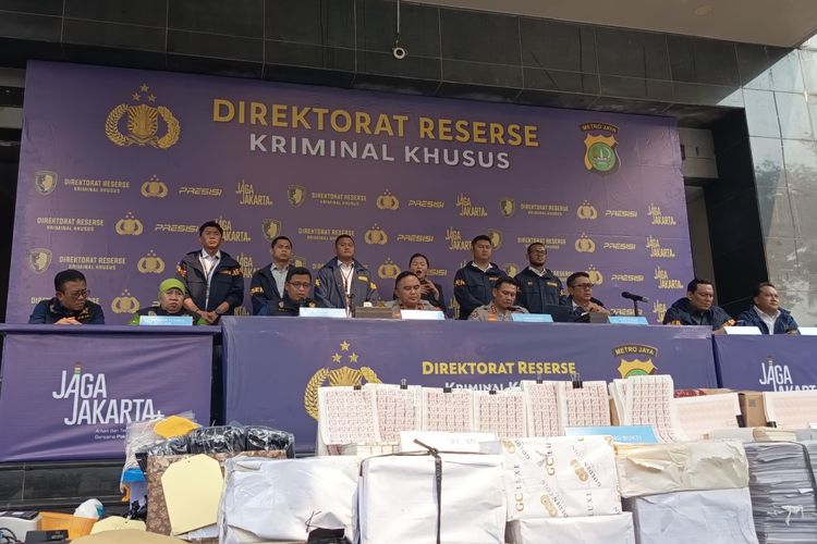 3,4 Juta Meterai Palsu Disita, Polda Metro Jaya Ungkap Sindikat di 5 Provinsi