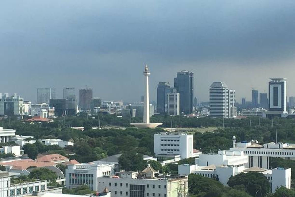 Ilustrasi cara cek kualitas udara di Jakarta.