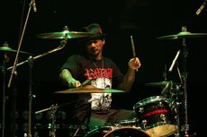 Drummer Superman is Dead Galang Dana untuk Korban Gempa Lombok