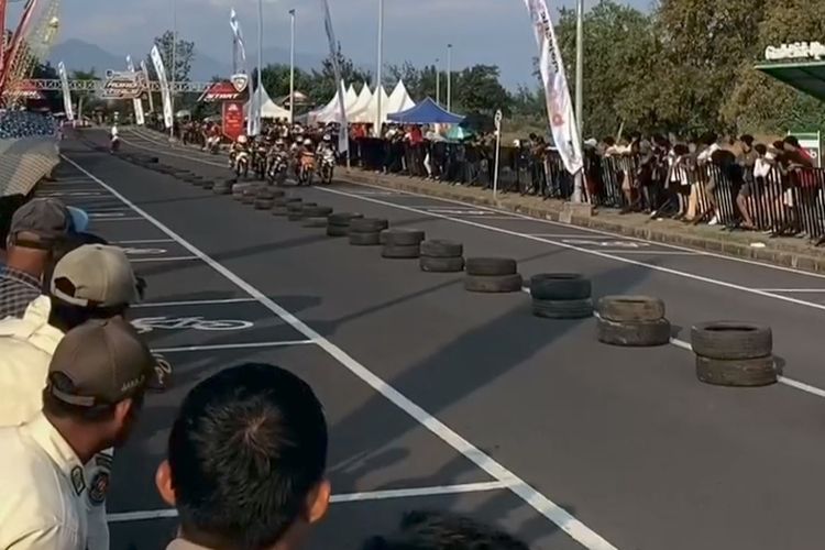 Sirkuit Pantai Boom Banyuwangi tempat digelarnya BOSC Road Race 2024