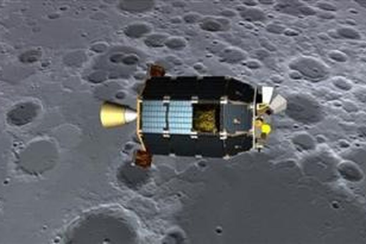 Ilustrasi wahana Lunar Atmosphere and Dust Environment Explorer (LADEE)