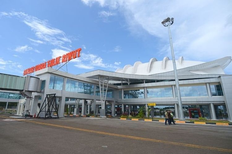 Bandara Tjilik Riwut di Kota Palangkaraya, Kalimantan Tengah.