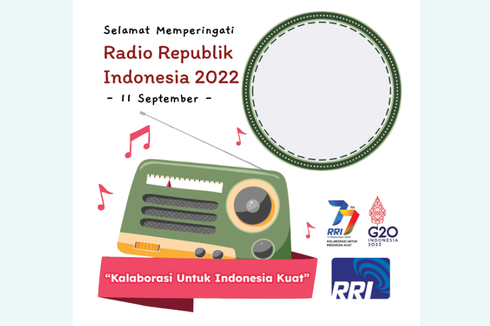 Link Download Twibbon Hari Radio Nasional 2022 