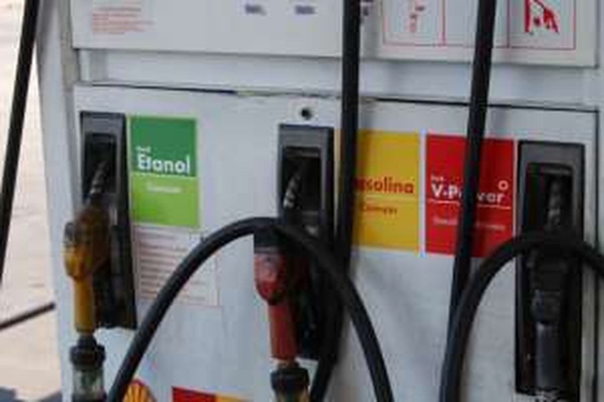 Ilustrasi tempat pengisian bahan bakar etanol.