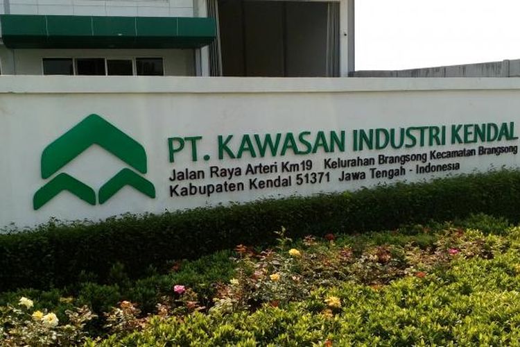 Kawasan Industri Kendal di Kendal, Jawa Tengah.