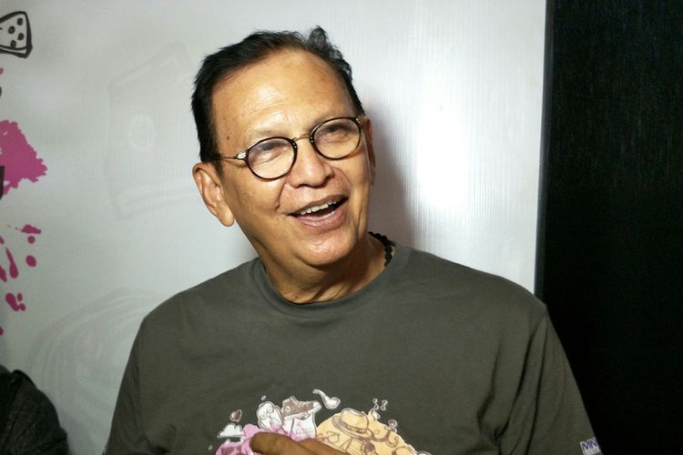 Artis peran Roy Marten saat ditemui dalam jumpa pers film Toko Barang Mantan di Gedung MNC, Kebon Sirih, Jakarta Pusat, Rabu (12/6/2019).