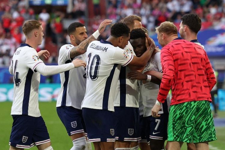 Hasil Inggris Vs Swiss 1-1: Kaki Kiri Saka Sakti, Laga Lanjut Extra Time