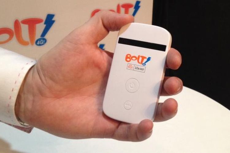 Perangkat Mobile Wi-Fi Bolt dari Internux yang menawarkan akses internet 4G LTE