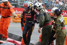 Foto-foto Kecelakaan Verstappen di Monaco