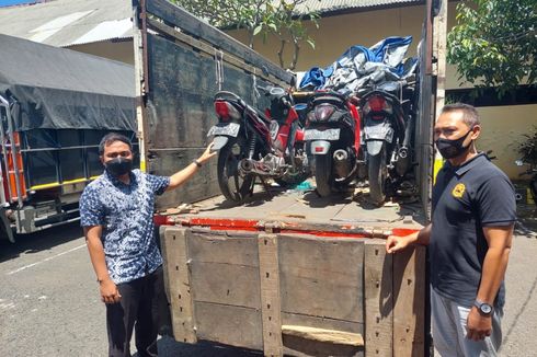 Polisi Sita 7 Sepeda Motor Tanpa Surat Resmi di Bali, Hendak Dikirimkan ke NTB