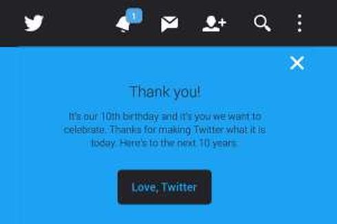 Twitter Genap 10 Tahun, Selamat Ulang Tahun!