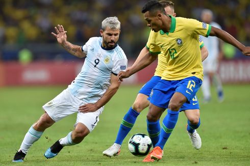 Brasil Vs Argentina, Aguero Mengaku Dipukul Dani Alves