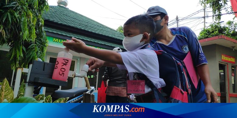 SDN Pondok Kelapa 05 Pagi Gelar PTM Terbatas, Per Hari Ada Dua Tingkatan Kelas - Vimarsana News