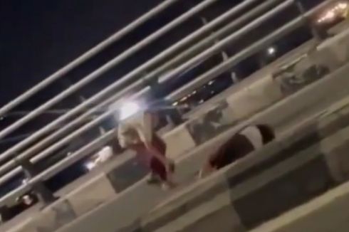 Video Viral Anak-anak Tidur dan Joget di Tengah Jalan Jembatan Siak Pekanbaru, Polisi Bakal Tindak