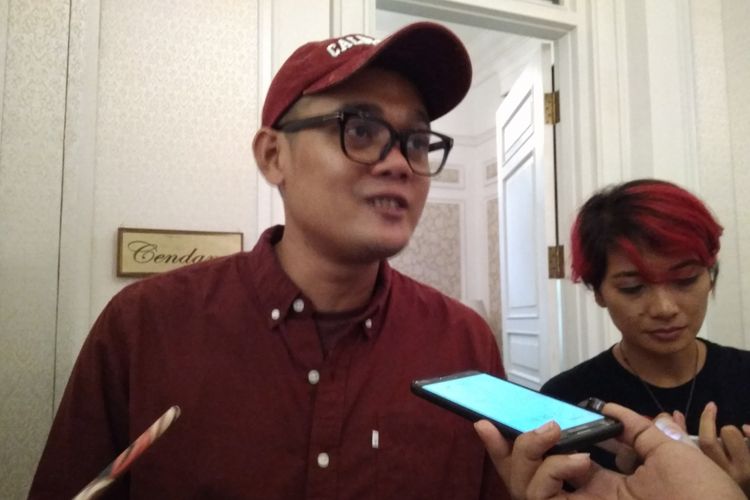 VP of Marketing Bukalapak Bayu Syerli ketika ditemui wartawan di Jakarta, Selasa (3/6/2018).