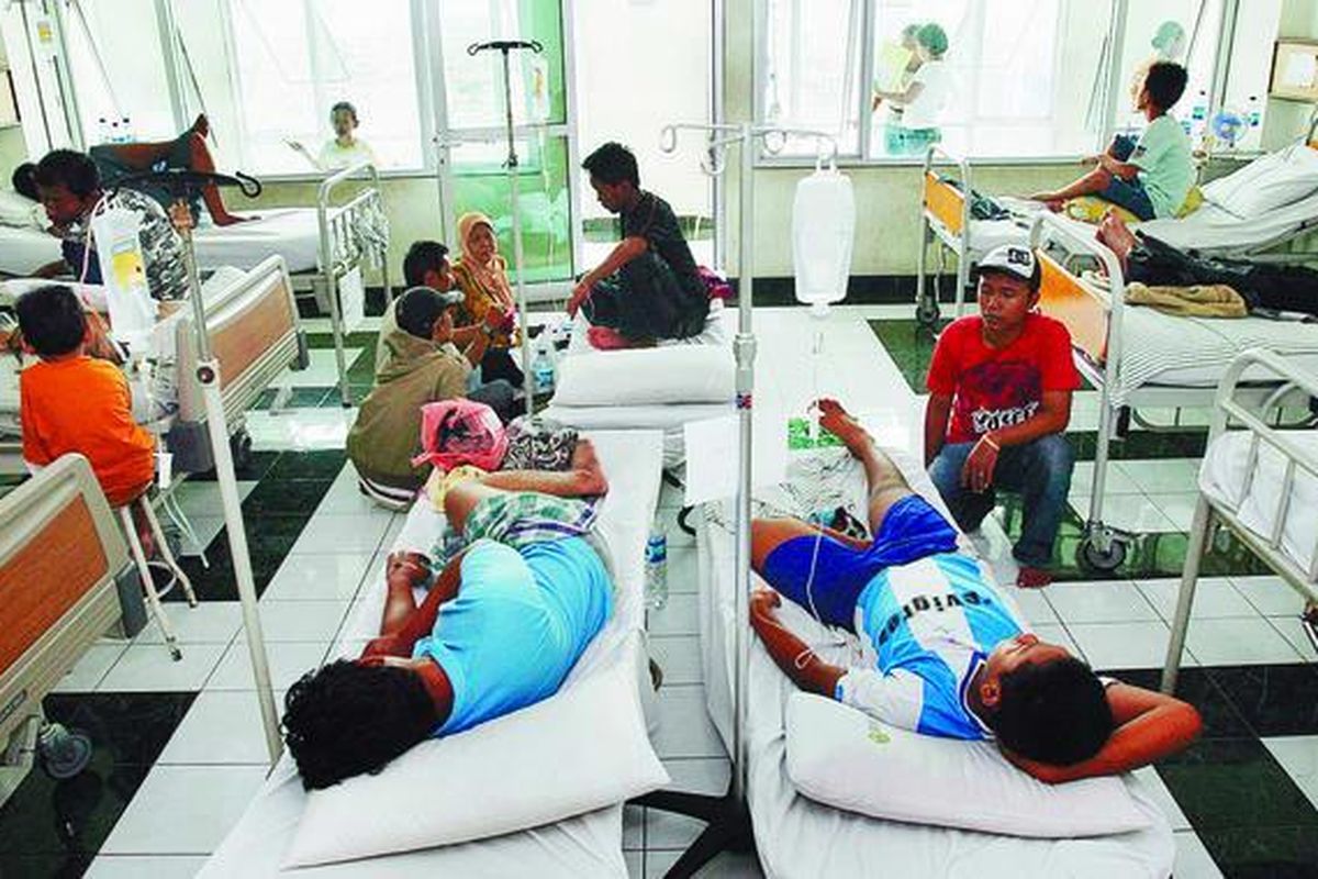 Suasana di sebuah rumah sakit.