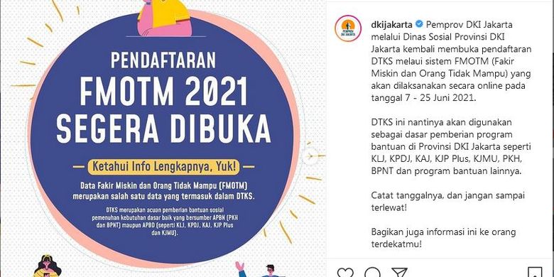 Pendaftaran Fakir Miskin Dan Orang Tidak Mampu Jakarta Dibuka Hari Ini Berikut Panduannya