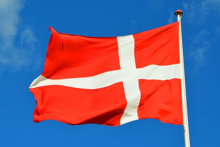 Ilustrasi Bendera Denmark