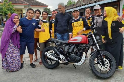 Cerita Ganjar Pranowo Kepincut Scorpio Kustom