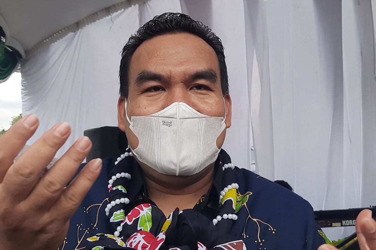 Bupati Blora, Arief Rohman saat ditemui awak media di Graha Larasati, Kamis (28/10/2021) 