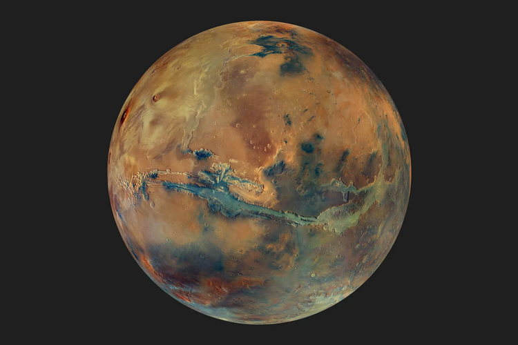 Ilustrasi planet Mars
