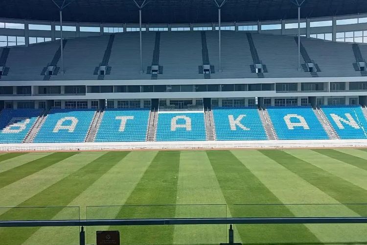 Wujud baru Stadion Batakan, tulisan home base Persiba berganti Batakan