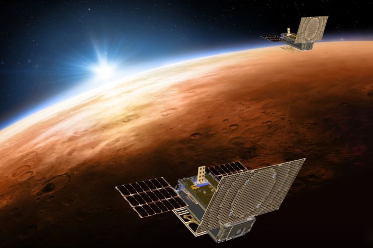 Dua satelit Cube One kini berada di jarak 7 juta km jauhnya dari Mars.