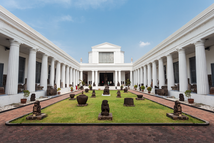 Museum Nasional Indonesia, salah satu tempat bersejarah di Jakarta Pusat yang bisa dikunjungi.