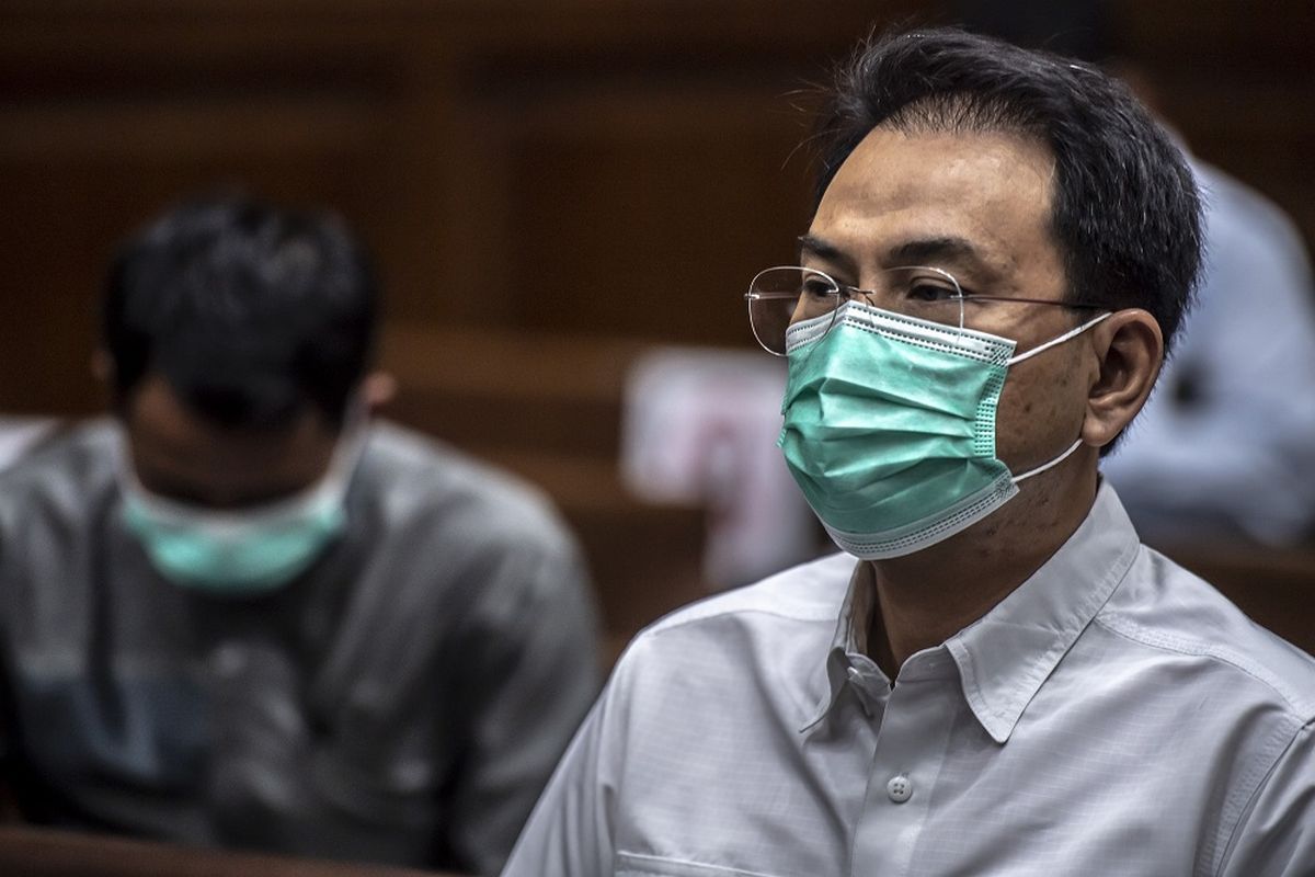 The Jakarta Corruption Court has sentenced former House of Representatives deputy speaker Azis Syamsuddin (pictured) to three years and six months in prison for bribing an anti-corruption investigator. ANTARA FOTO/Muhammad Adimaja/aww.
