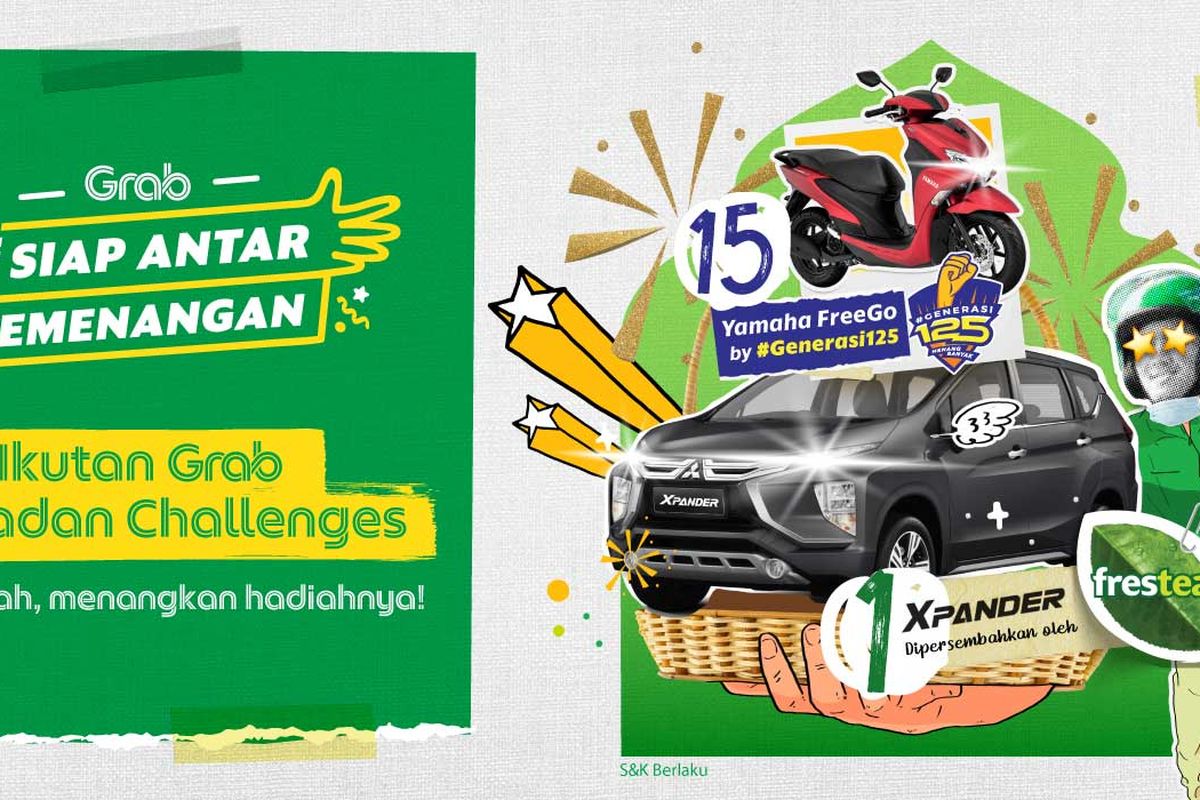 Grab Ramadan Challenge, tantangan berhadiah utuk pengguna setia.